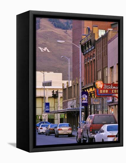 Front Street, Missoula, Montana-Chuck Haney-Framed Premier Image Canvas