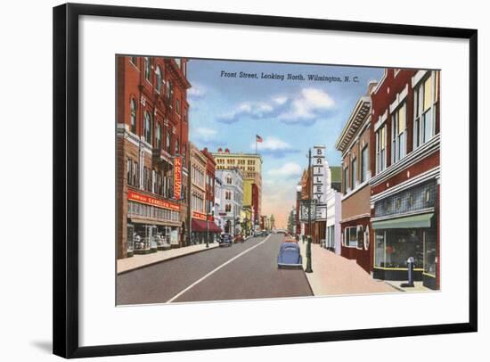 Front Street, Wilmington-null-Framed Art Print