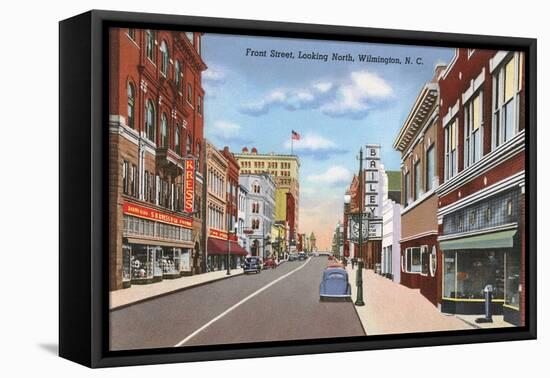 Front Street, Wilmington-null-Framed Stretched Canvas