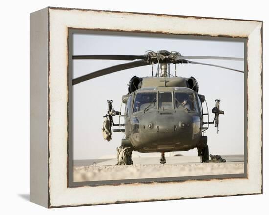 Front View of a UH-60L Black Hawk Helicopter-null-Framed Premier Image Canvas