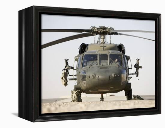 Front View of a UH-60L Black Hawk Helicopter-null-Framed Premier Image Canvas