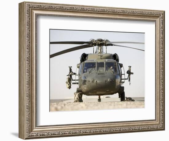 Front View of a UH-60L Black Hawk Helicopter-null-Framed Photographic Print