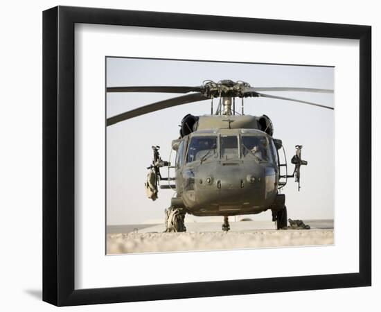 Front View of a UH-60L Black Hawk Helicopter-null-Framed Photographic Print