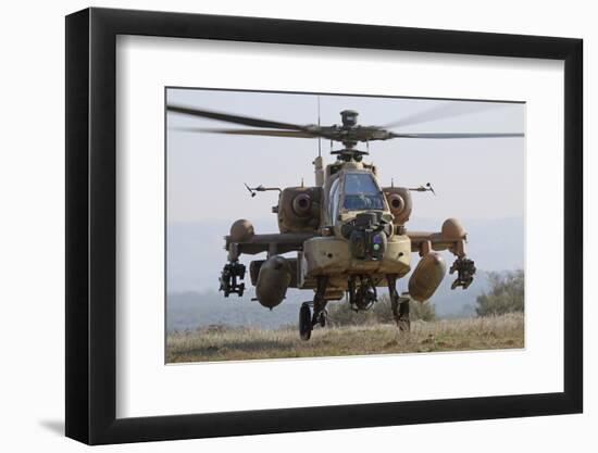 Front View of an Ah-64D Saraf Helicopter of the Israeli Air Force-Stocktrek Images-Framed Photographic Print