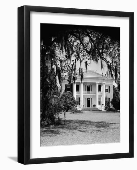 Front View of an Antebellum Mansion-Philip Gendreau-Framed Photographic Print