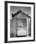 Front view of entrance, Church, Taos Pueblo National Historic Landmark, New Mexico, 1942-Ansel Adams-Framed Art Print