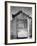 Front view of entrance, Church, Taos Pueblo National Historic Landmark, New Mexico, 1942-Ansel Adams-Framed Art Print