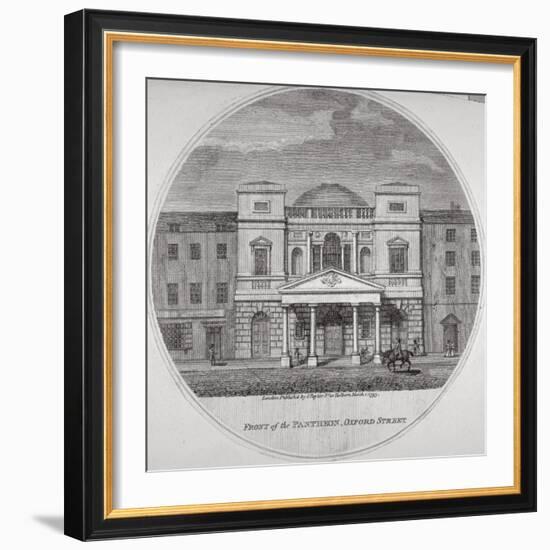 Front View of the Pantheon on Oxford Street, Westminster, London, 1795-Thomas Girtin-Framed Giclee Print