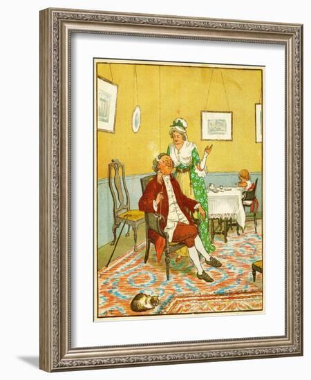 Frontice Piece, the Diverting History of John Gilpin, 1878 (Litho)-Randolph Caldecott-Framed Giclee Print