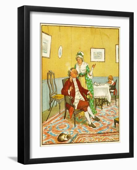 Frontice Piece, the Diverting History of John Gilpin, 1878 (Litho)-Randolph Caldecott-Framed Giclee Print