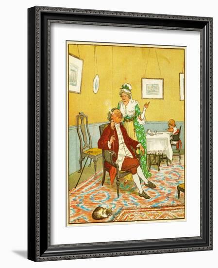 Frontice Piece, the Diverting History of John Gilpin, 1878 (Litho)-Randolph Caldecott-Framed Giclee Print