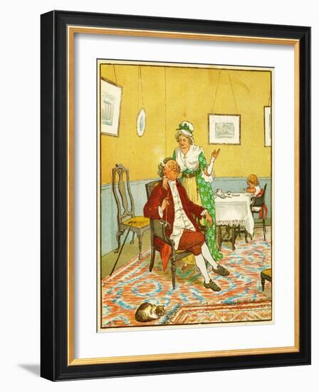 Frontice Piece, the Diverting History of John Gilpin, 1878 (Litho)-Randolph Caldecott-Framed Giclee Print