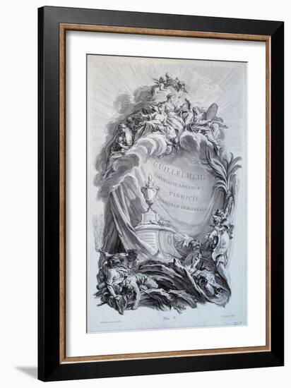 Frontispice for a Series of Planks on the Tomb of William Iii, Prince of Orange and King of England-Francois Boucher-Framed Giclee Print