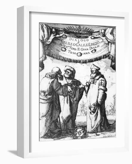 Frontispiece for Dialogue Concerning the Two Chief World Systems-Stephan Joseph-Framed Giclee Print