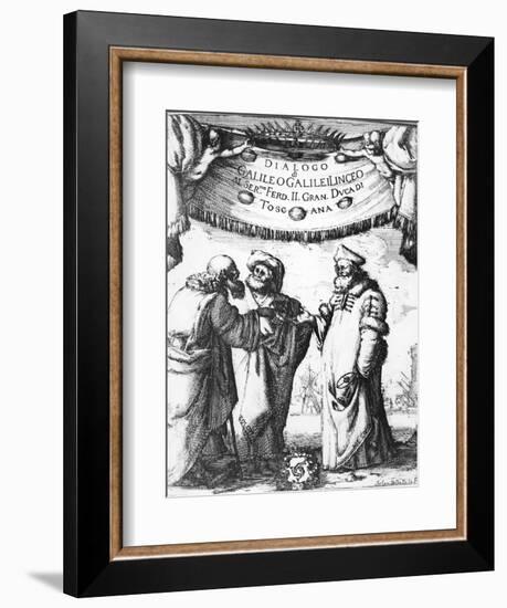 Frontispiece for Dialogue Concerning the Two Chief World Systems-Stephan Joseph-Framed Giclee Print