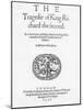 Frontispiece for 'The Tragedy of King Richard the Second', by William Shakespeare, 1598-null-Mounted Giclee Print