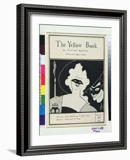 Frontispiece for 'The Yellow Book: an Illustrated Quarterly', Volume I, April 1894 (Photochemical R-Aubrey Beardsley-Framed Giclee Print