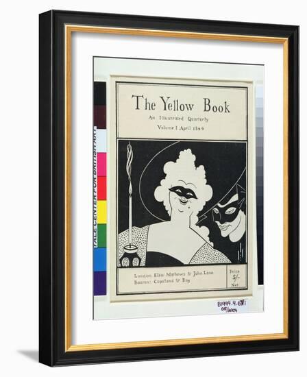 Frontispiece for 'The Yellow Book: an Illustrated Quarterly', Volume I, April 1894 (Photochemical R-Aubrey Beardsley-Framed Giclee Print