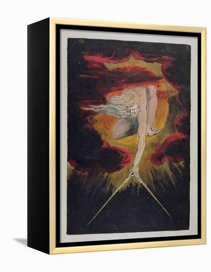 Frontispiece from 'Europe. a Prophecy', 1794-William Blake-Framed Premier Image Canvas