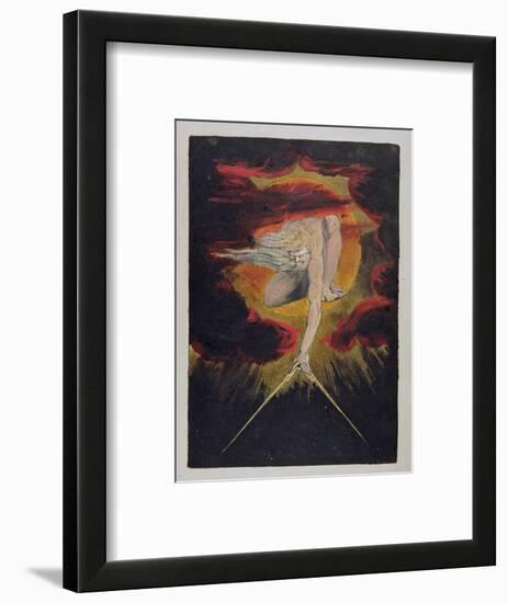 Frontispiece from 'Europe. a Prophecy', 1794-William Blake-Framed Premium Giclee Print