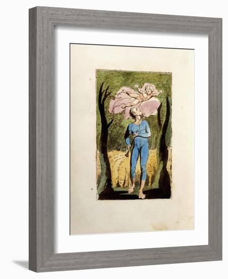 Frontispiece, from 'Songs of Innocence', 1789-William Blake-Framed Giclee Print