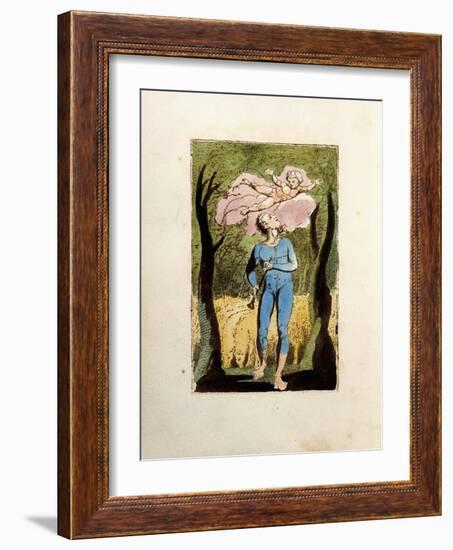 Frontispiece, from 'Songs of Innocence', 1789-William Blake-Framed Giclee Print