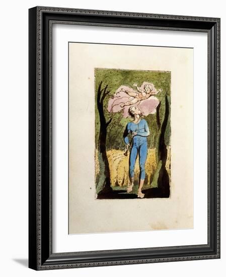 Frontispiece, from 'Songs of Innocence', 1789-William Blake-Framed Giclee Print