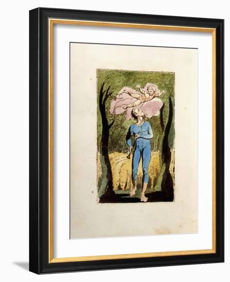 Frontispiece, from 'Songs of Innocence', 1789-William Blake-Framed Giclee Print