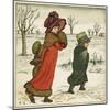 Frontispiece, Kate Greenaway's Birthday Book for Children-Kate Greenaway-Mounted Art Print