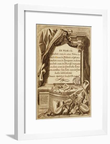 Frontispiece of Gabinetto Armonico-null-Framed Giclee Print