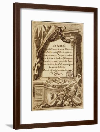 Frontispiece of Gabinetto Armonico-null-Framed Giclee Print