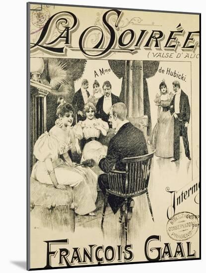 Frontispiece of Intermezzo La Soiree, Alice's Waltz-Francois Gaal-Mounted Giclee Print