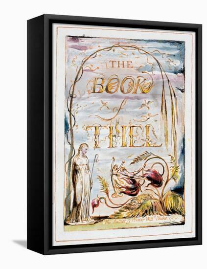 Frontispiece of 'The Book of Thel', 1789-William Blake-Framed Premier Image Canvas