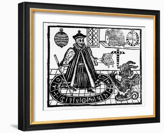 Frontispiece of 'The Tragicall History of the Life and Death of Doctor Faustus'-English-Framed Giclee Print