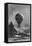 Frontispiece to "Five Weeks in a Balloon" by Jules Verne-Édouard Riou-Framed Premier Image Canvas