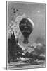 Frontispiece to "Five Weeks in a Balloon" by Jules Verne-Édouard Riou-Mounted Giclee Print