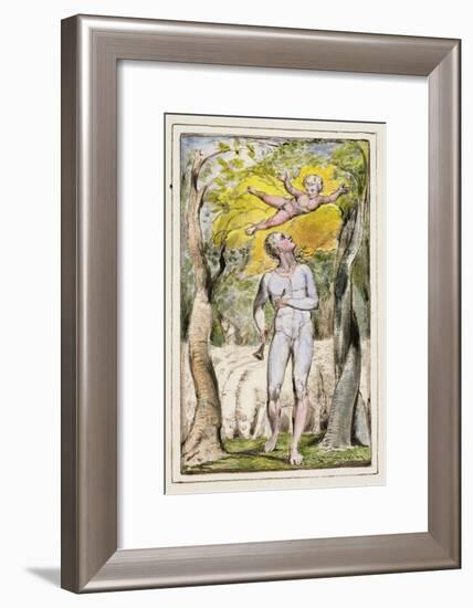 Frontispiece to Songs of Innocence: Plate 1 from Songs of Innocence and of Experience C.1802-08-William Blake-Framed Giclee Print