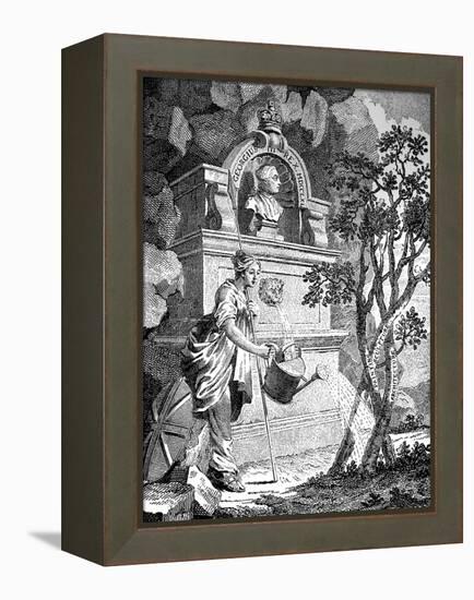 Frontispiece to the Artist's Catalogue, C1760S-Charles Grignion-Framed Premier Image Canvas