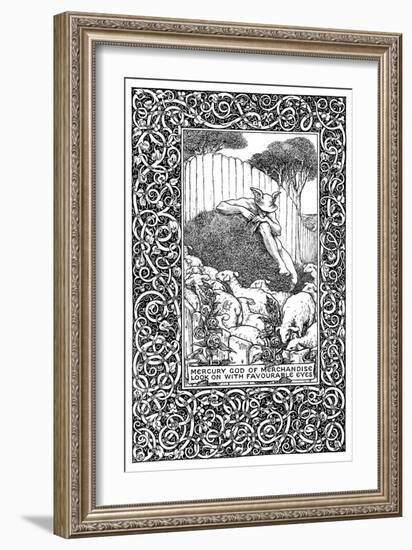 Frontispiece to the Field of Clover, 1899-Clemence Housman-Framed Giclee Print