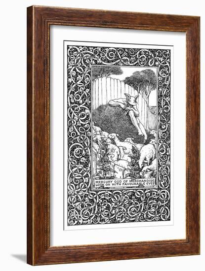 Frontispiece to the Field of Clover, 1899-Clemence Housman-Framed Giclee Print