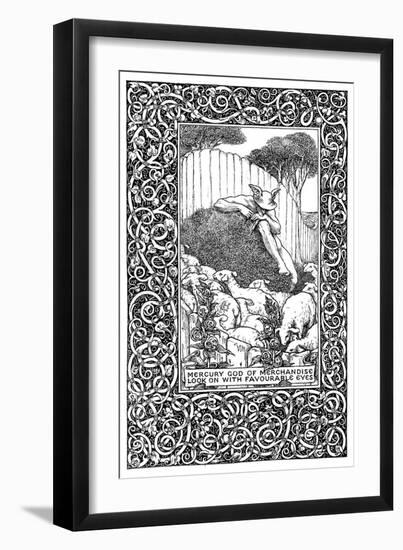 Frontispiece to the Field of Clover, 1899-Clemence Housman-Framed Giclee Print
