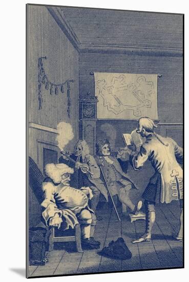 Frontispiece to Tristram Shandy by William Hogarth-William Hogarth-Mounted Giclee Print