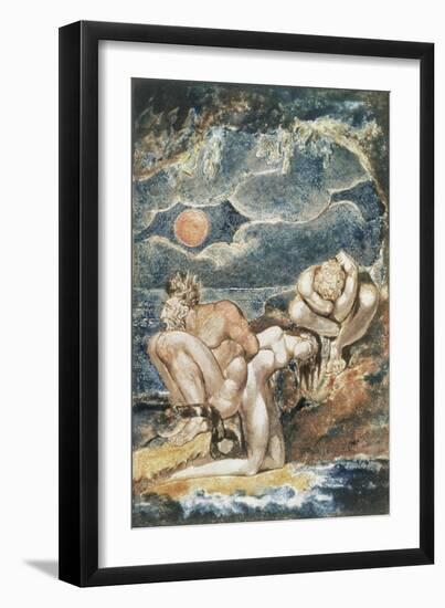 Frontispiece to 'Visions of the Daughters of Albion'-William Blake-Framed Giclee Print