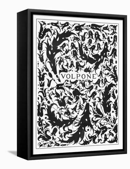 Frontispiece to 'Volpone', 1898 (Litho)-Aubrey Beardsley-Framed Premier Image Canvas