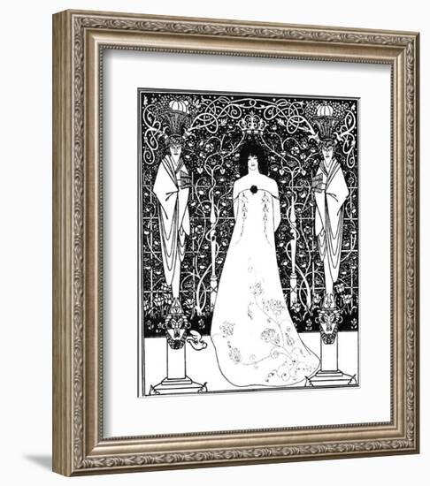 Frontpiece for Venus and Tannhauser-Aubrey Beardsley-Framed Art Print