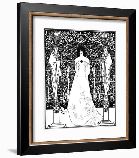 Frontpiece for Venus and Tannhauser-Aubrey Beardsley-Framed Art Print