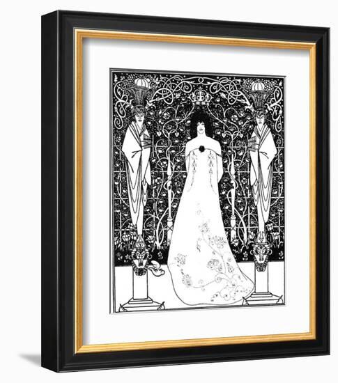 Frontpiece for Venus and Tannhauser-Aubrey Beardsley-Framed Art Print