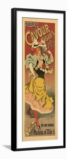 Frossard's Cavour Cigars, c.1895-Georges Meunier-Framed Giclee Print