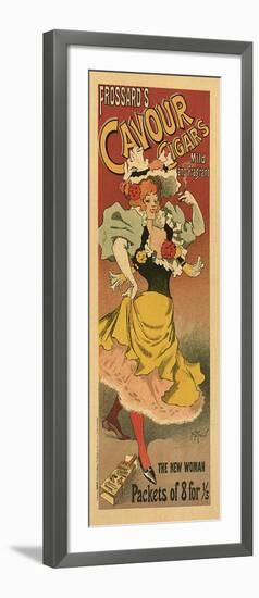 Frossard's Cavour Cigars, c.1895-Georges Meunier-Framed Giclee Print