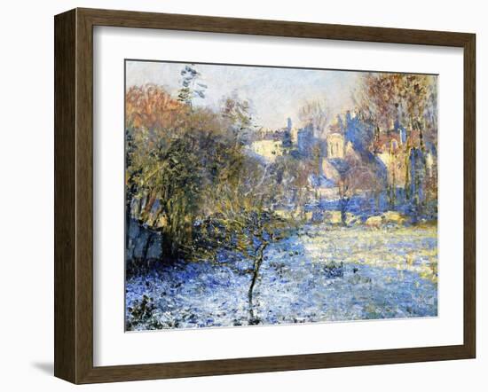 Frost, 1875-Claude Monet-Framed Giclee Print